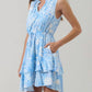 Sugarlips - Seraphina Floral Mindi Ruffle Mini Dress