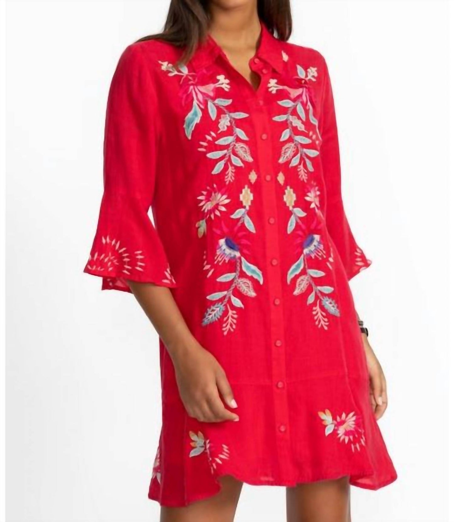 Johnny Was - TIERED FLOUNCE DRESS TALULLA