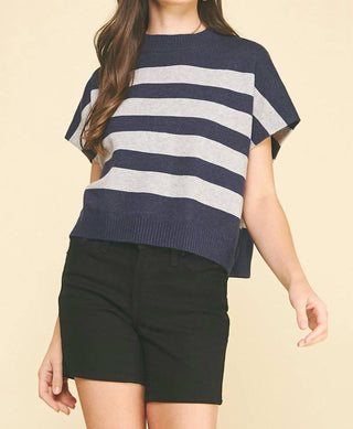 Pinch - Sterling Boxy Short Sleeve Sweater
