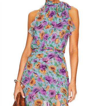 Veronica Beard - Blusa de seda floral Dali