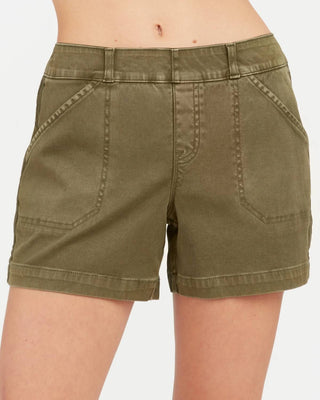 Spanx - Shorts de sarja elástica