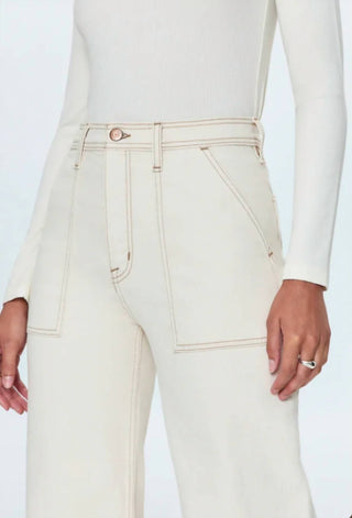 Pistola - Calça jeans Penny Utility de cintura alta e perna larga