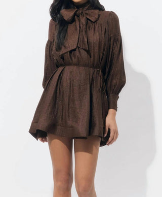 Adelyn Rae - Daphne Bow Mini Dress