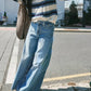Free People - Frankie Cable Striped Pullover