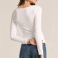 Z Supply - Avala Long Sleeve V-neck Top