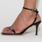 Aeyde - Women's Hallie Leather Heeled Sandals