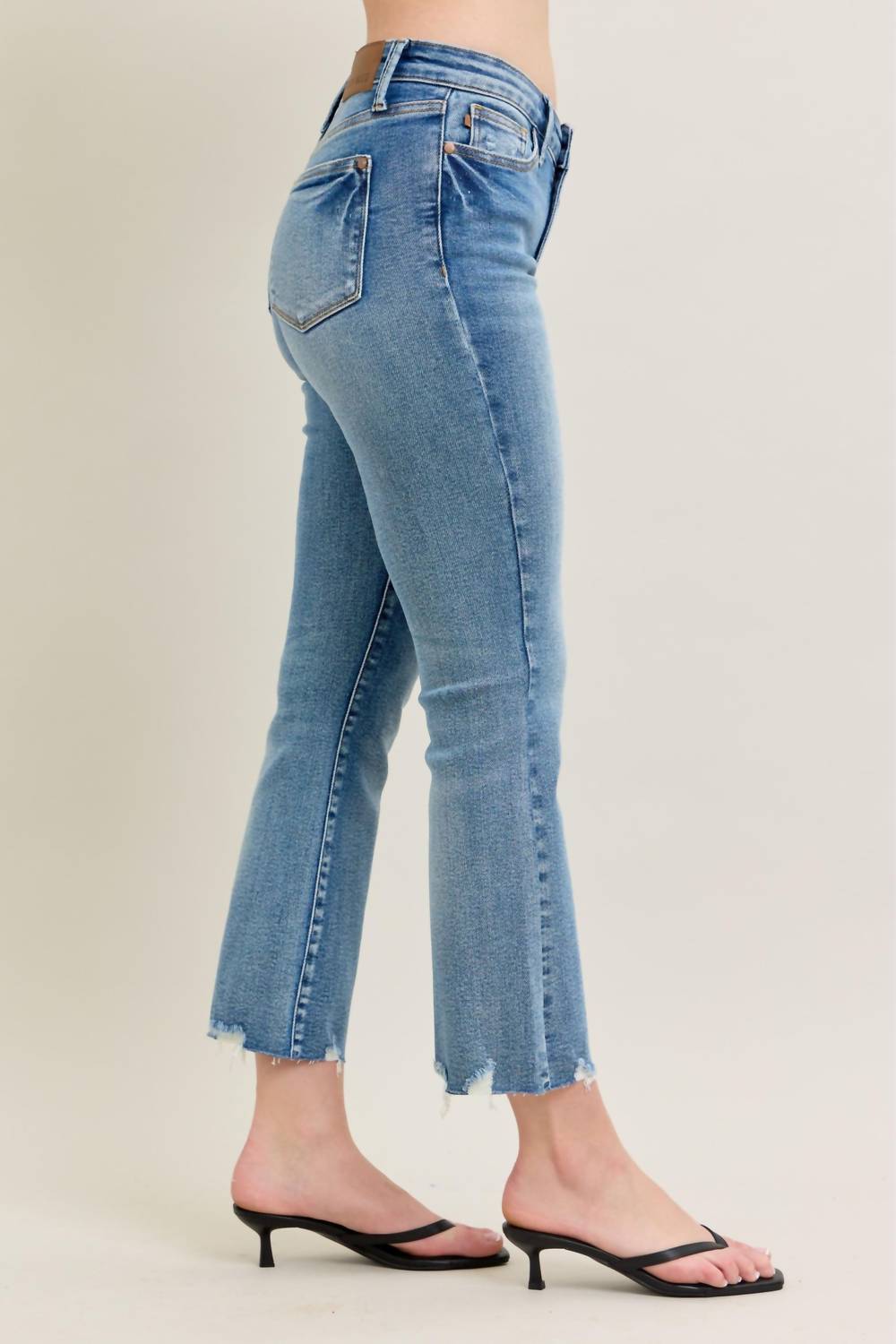Judy Blue - Mid Rise Vintage Kick Flare Jeans