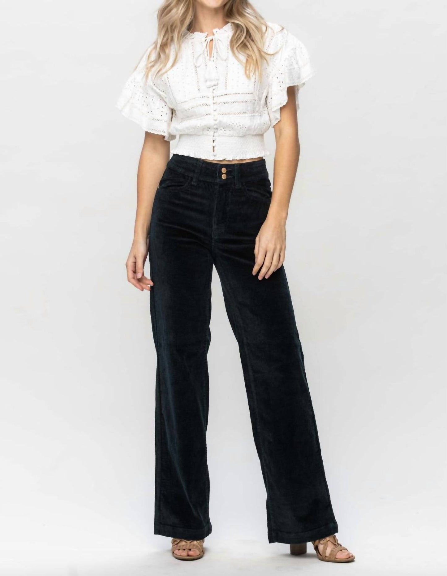Judy Blue - Wide Leg Corduroy Trouser