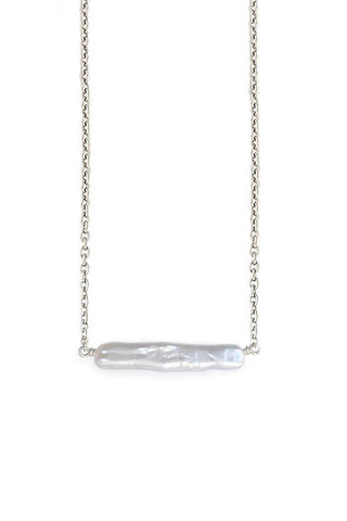 Astor & Orion - Women's Maris Pearl Bar Necklace