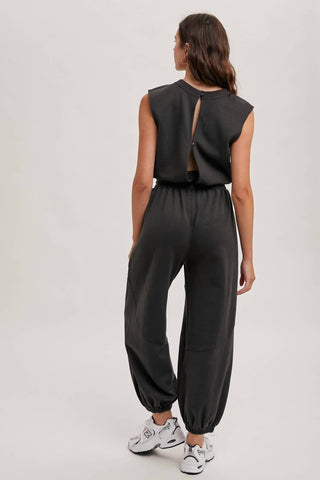 Bluivy - Drawstring Waist Jumpsuit