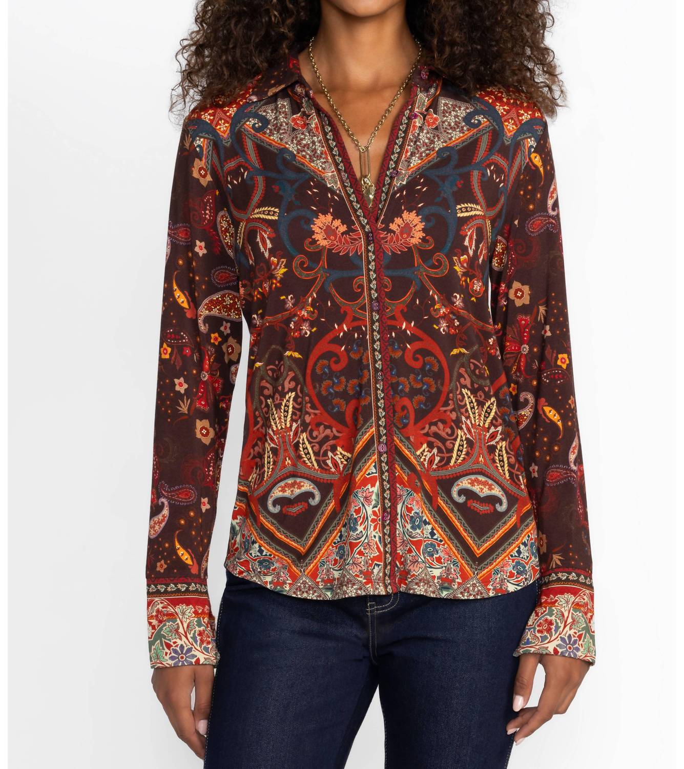 Johnny Was - Jaine Favorite Button Front Shirt