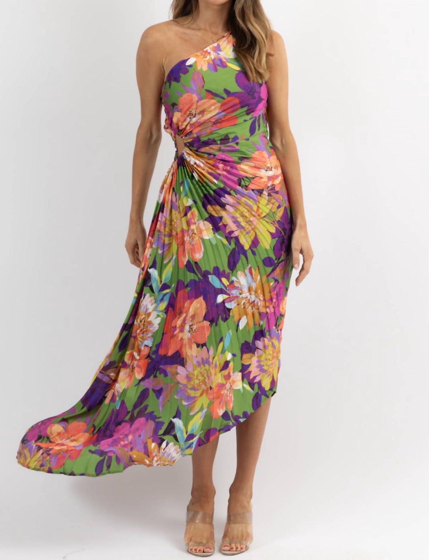 Dress Forum - IBIZA RIO PLEAT MIDI DRESS
