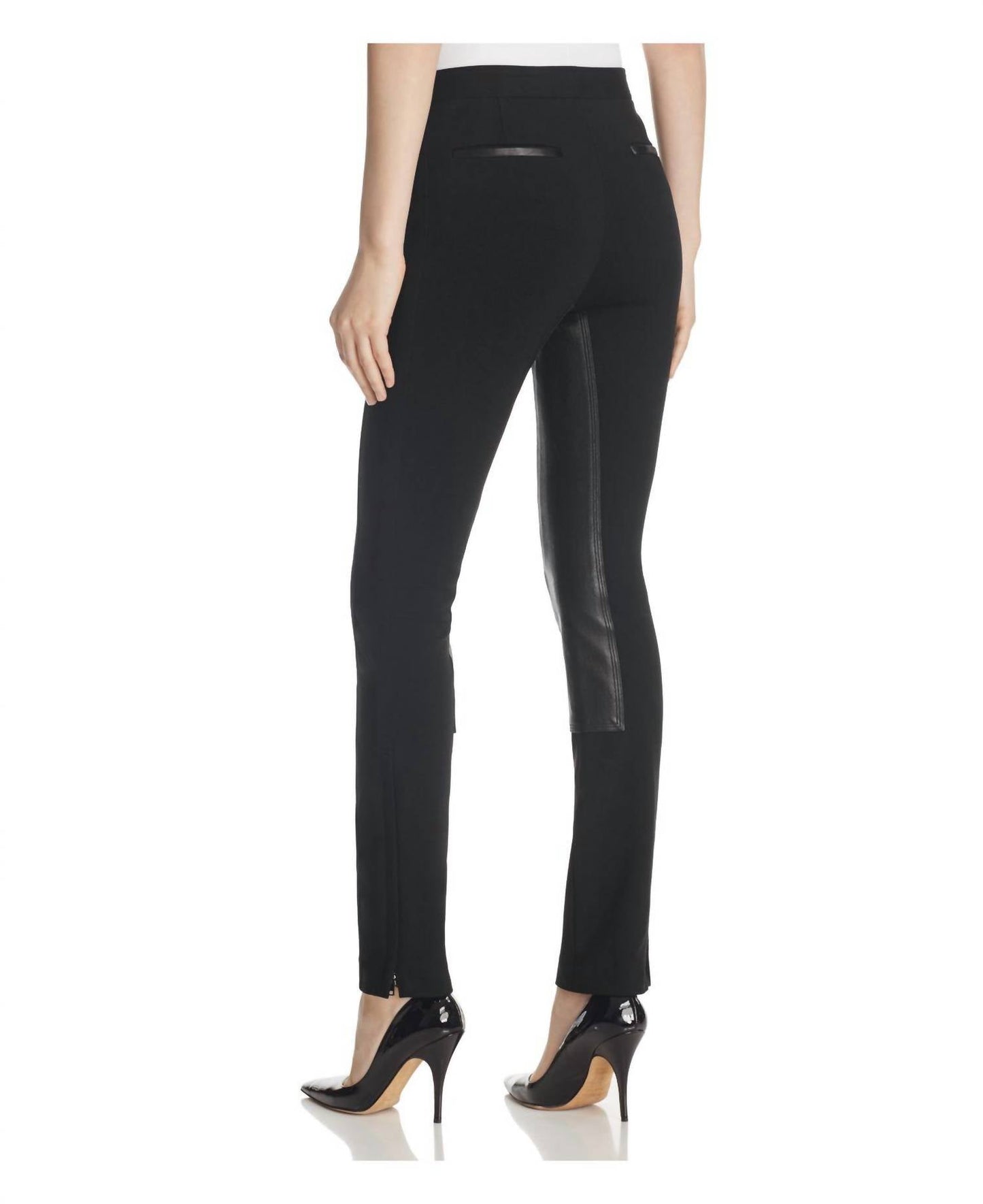 Theory - Leather Trim Riding Pants