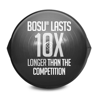 Bola de exercício BOSU BT Pro Balance Fitness Core Training, cinza e preta