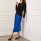Karen Kane - Satin Bias Cut Midi Skirt