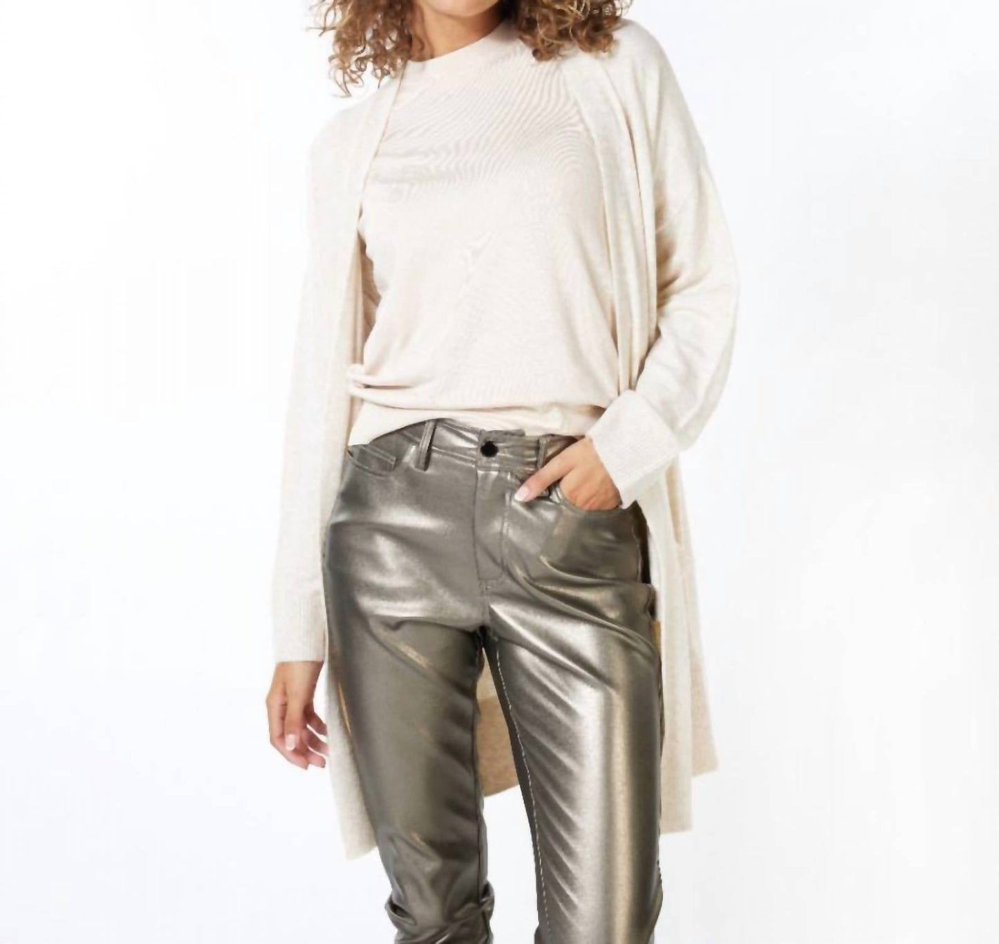 Esqualo - Cardigan High Ribbing