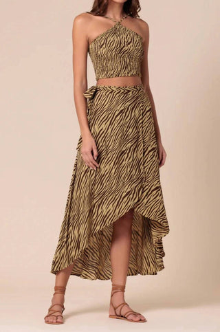 Lusana - Top de crepe com bata Arlen Halter