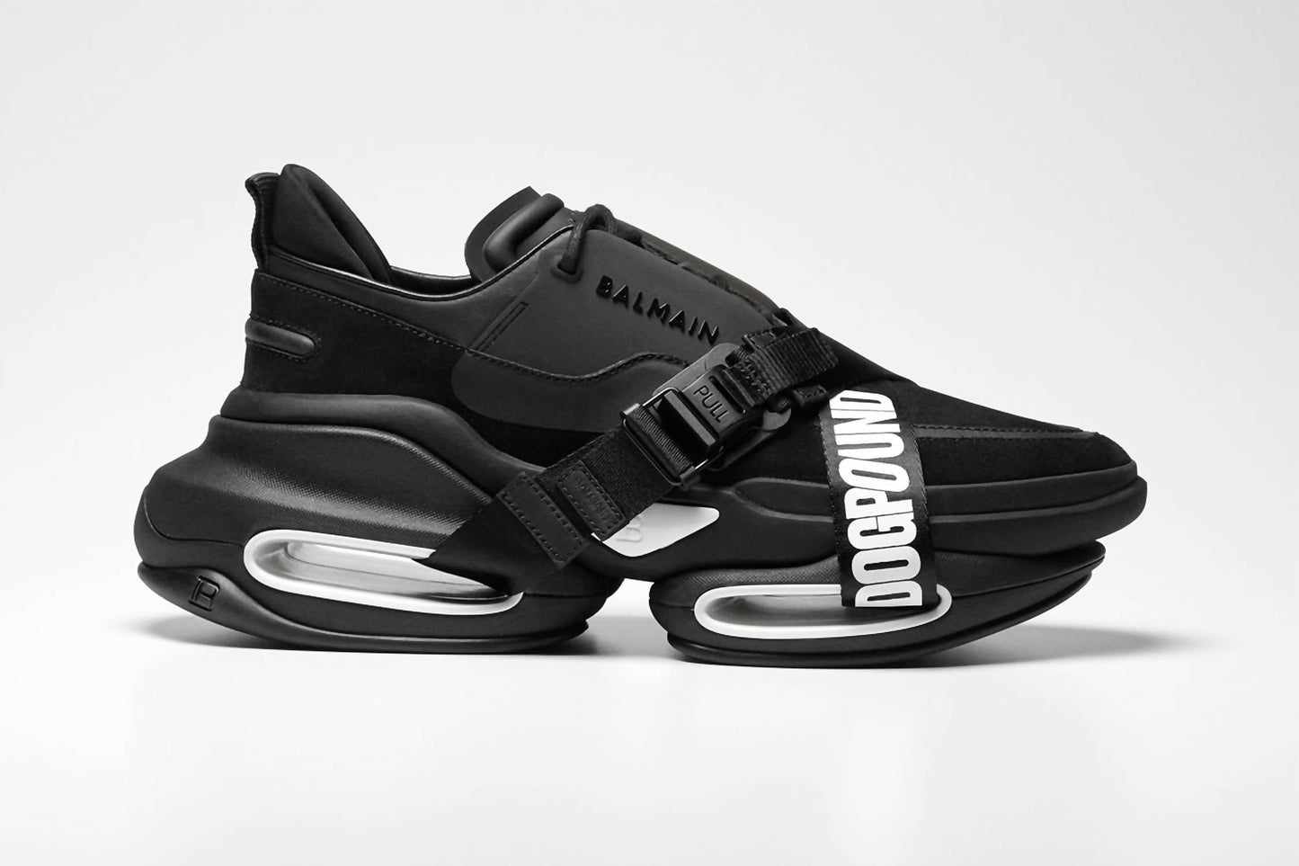 Balmain - Men's B-bold Low-top Sneakers With Straps