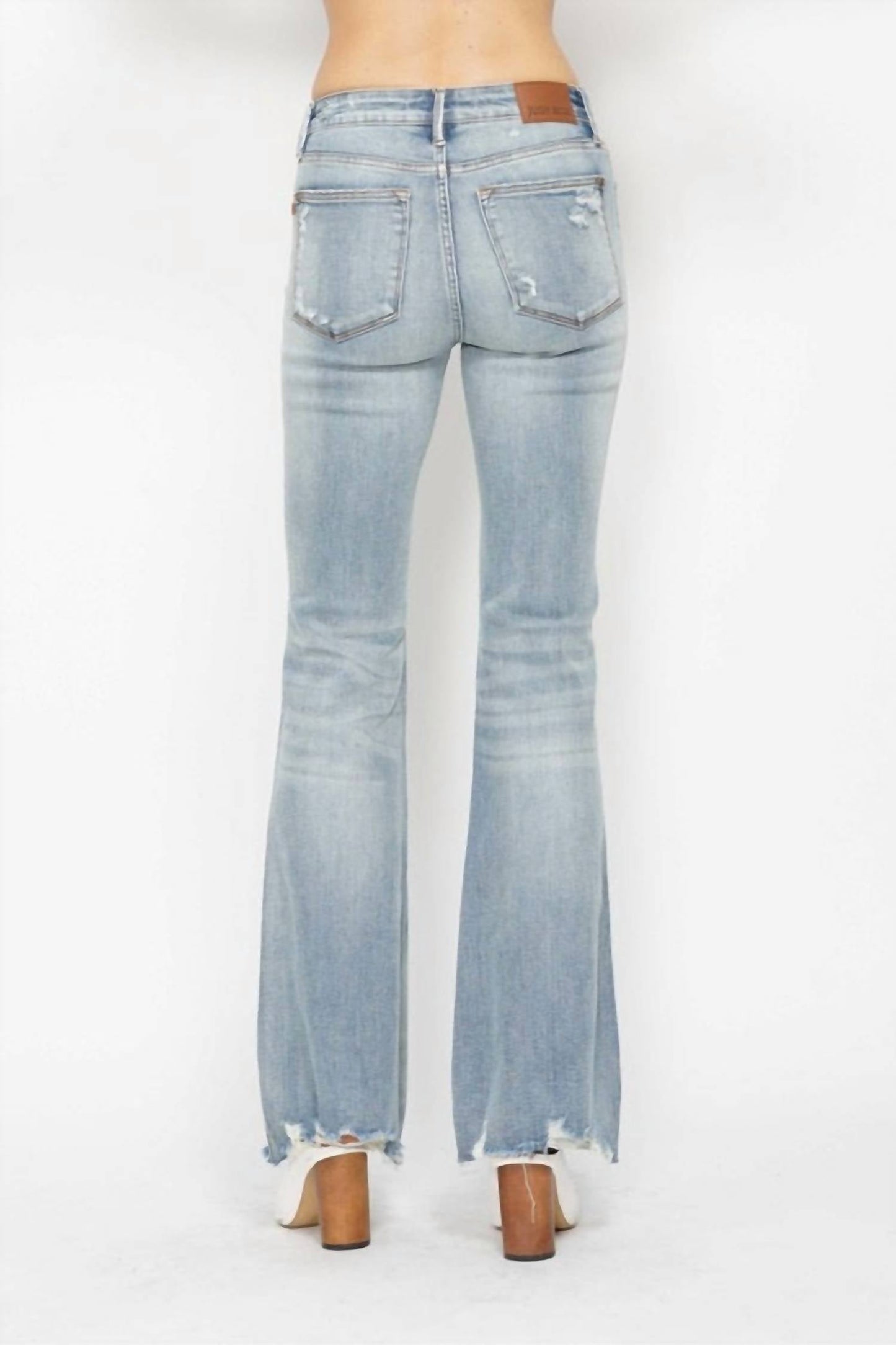 Judy Blue - Mid Rise Tummy Control Flare Jeans