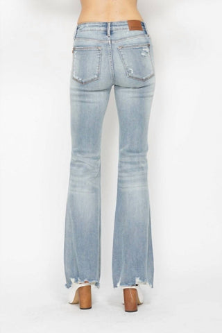 Judy Blue - Mid Rise Tummy Control Flare Jeans