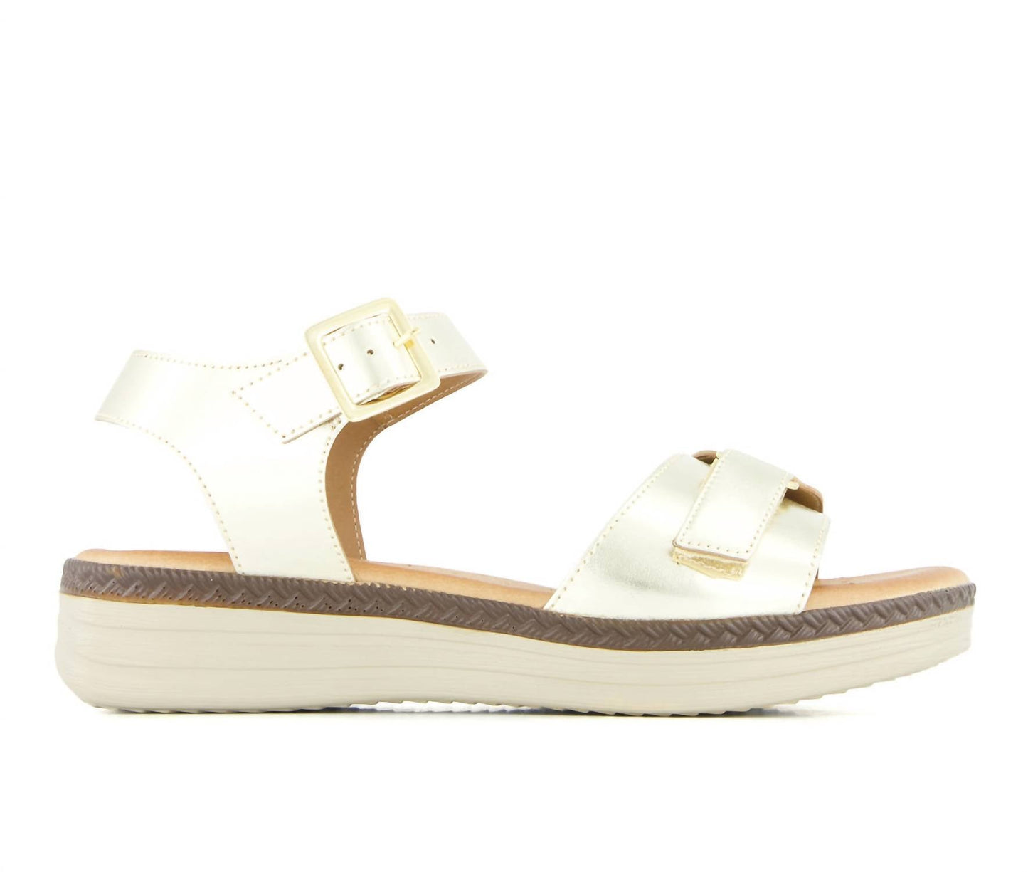 Andrea - Women's Comfort Sandals With Hook And Loop Closure