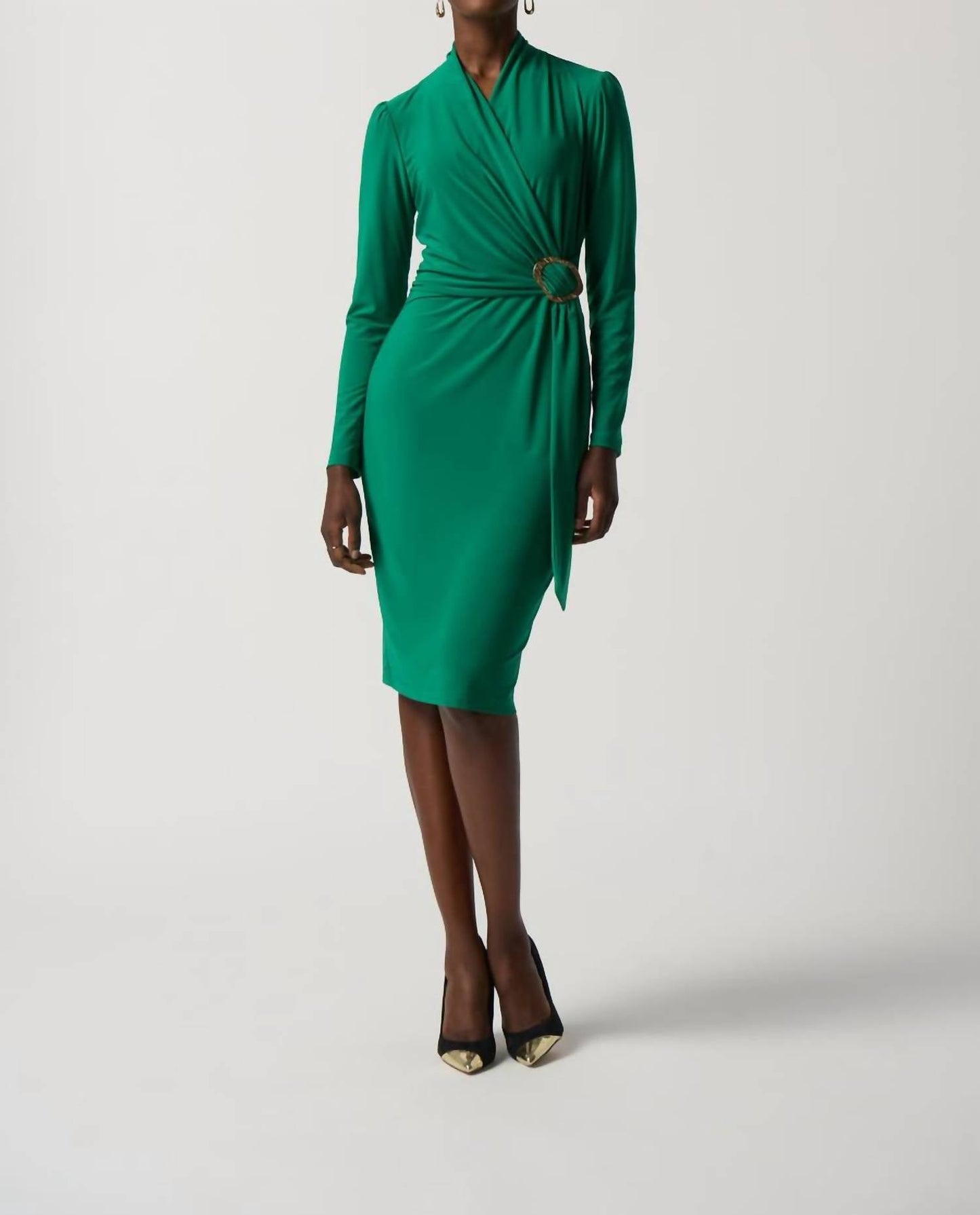 Joseph Ribkoff - Long Sleeve Wrap Dress