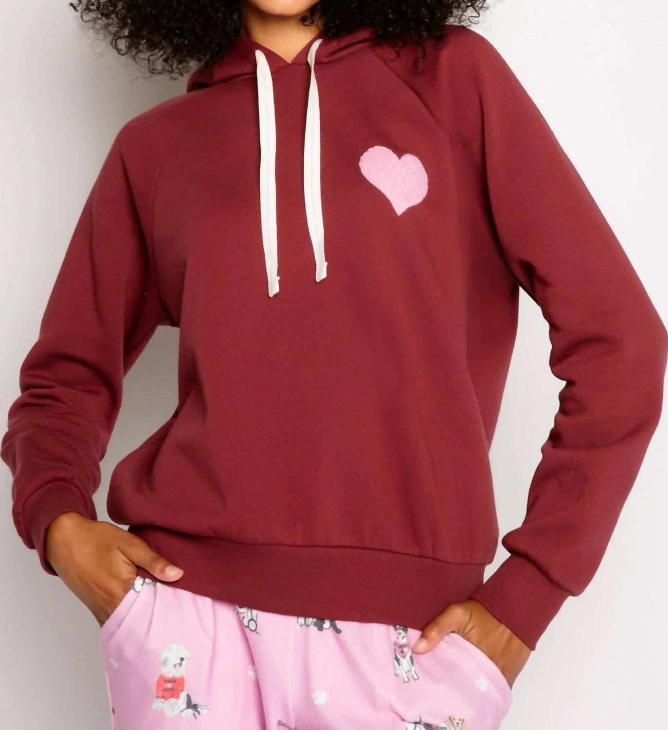 Pj Salvage - Long Raglan Sleeves Pullover Hoodie