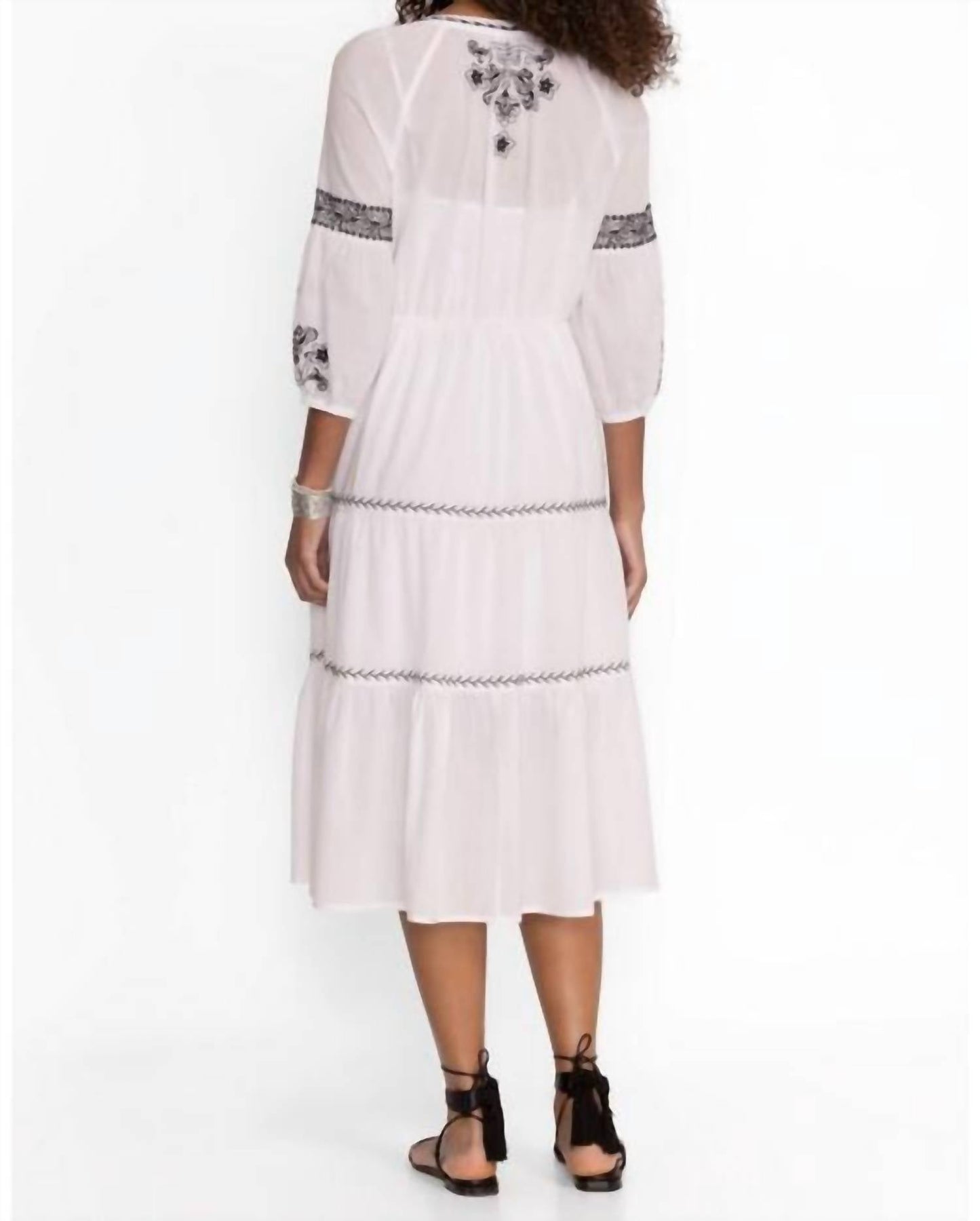 Johnny Was - CAM TIERED MIDI DRESS