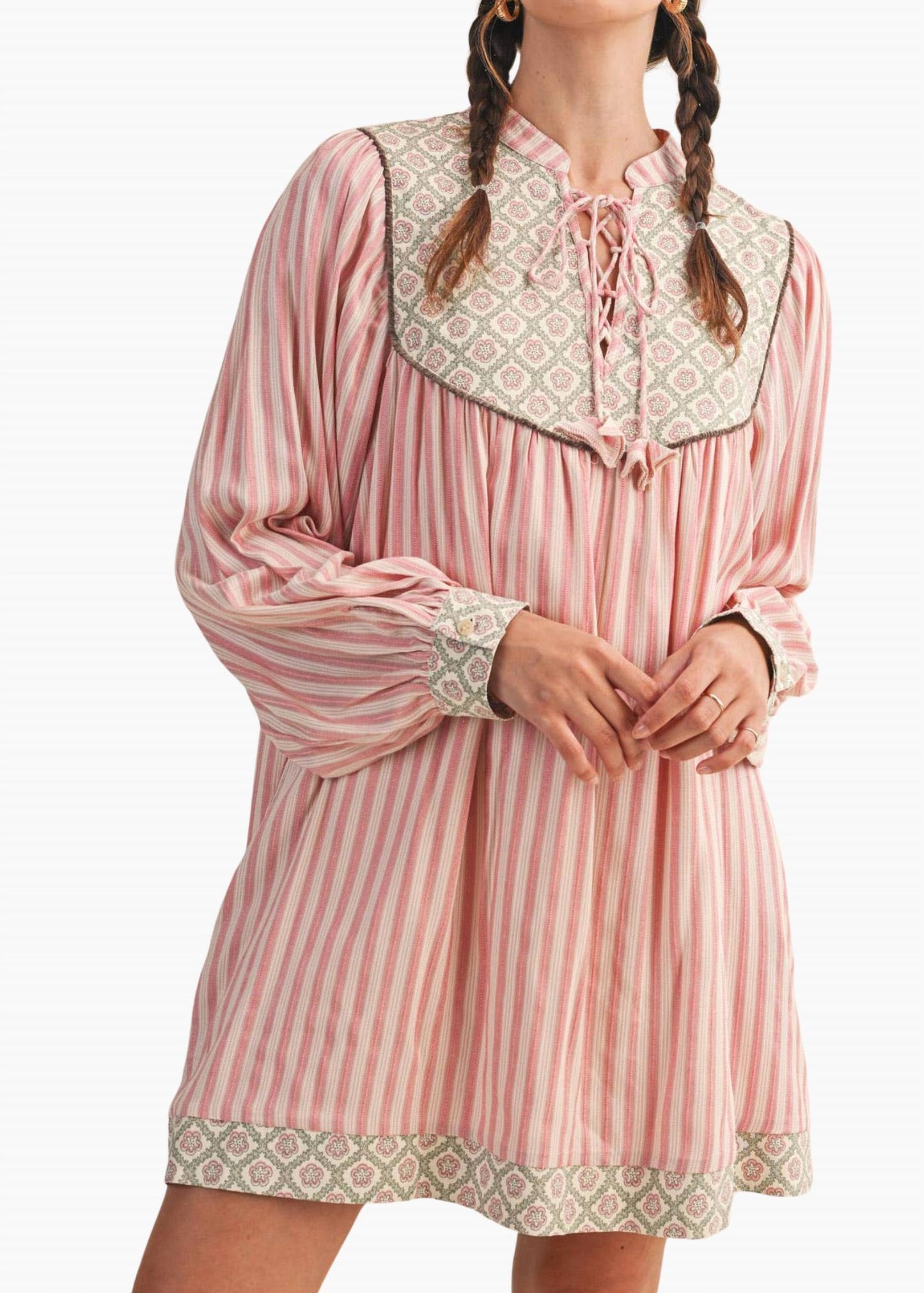 &Merci - Lou Striped Mini Dress