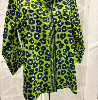 Gretchen Scott - Blusa de botões com estampa de chita