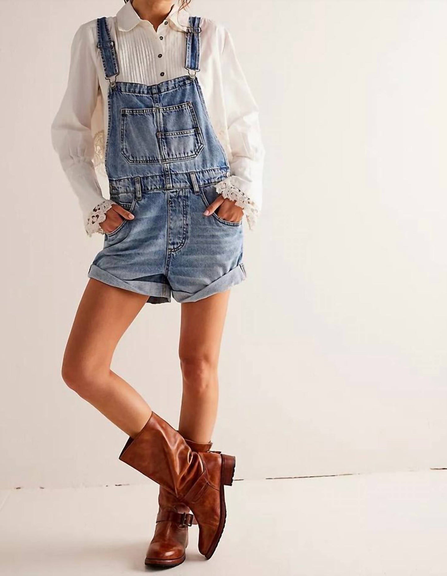 Free People - Ziggy Shortall Overalls