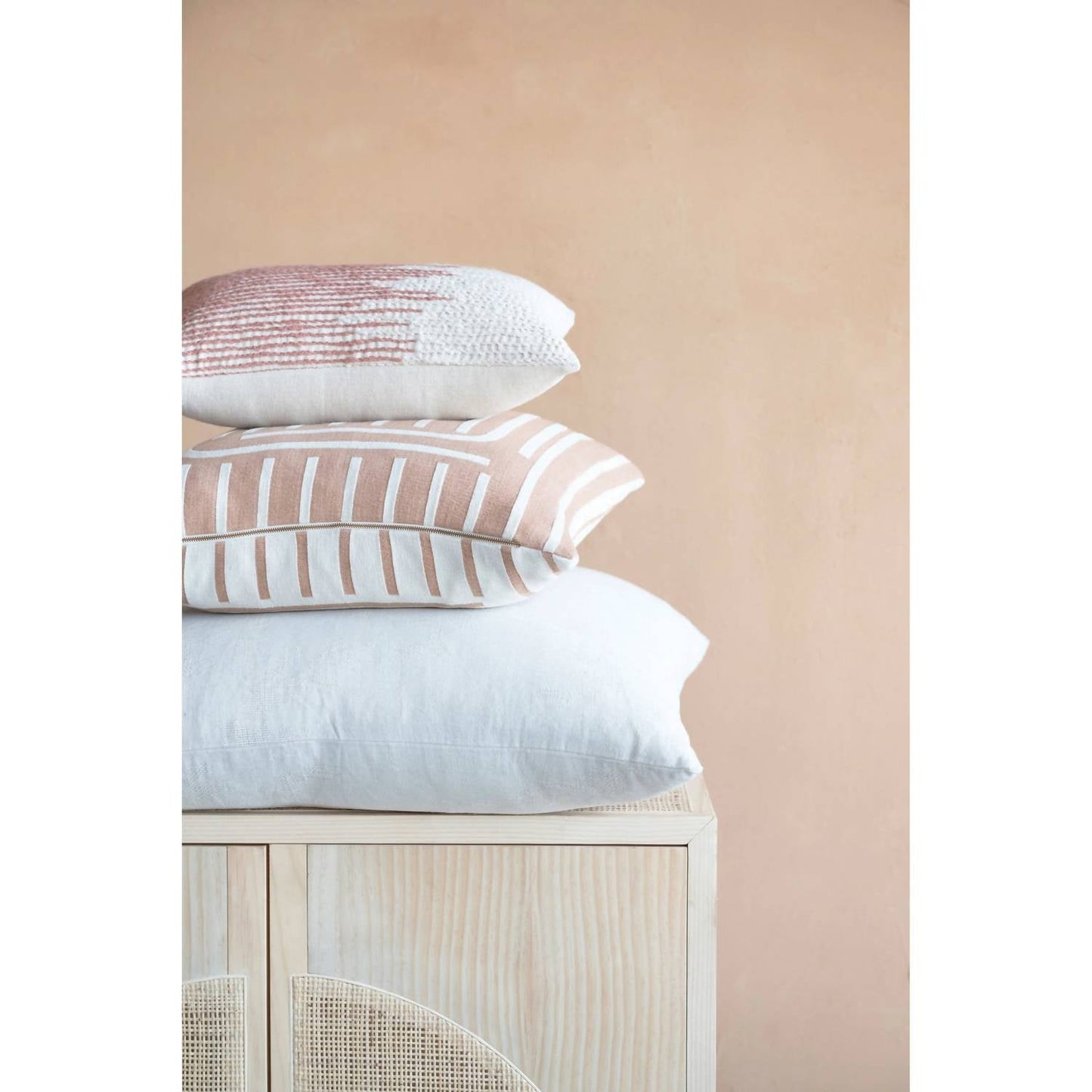 Creative Co-Op - Lumbar Embroidered Pillow