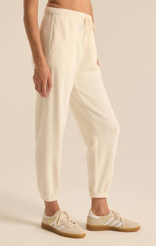 Z Supply - Calça de moletom feminina Unwind Reverse Fleece