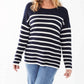 Fdj - Long Sleeve Striped Sweater