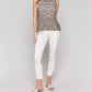 Charlie B - Sleeveless Floral Crochet Top