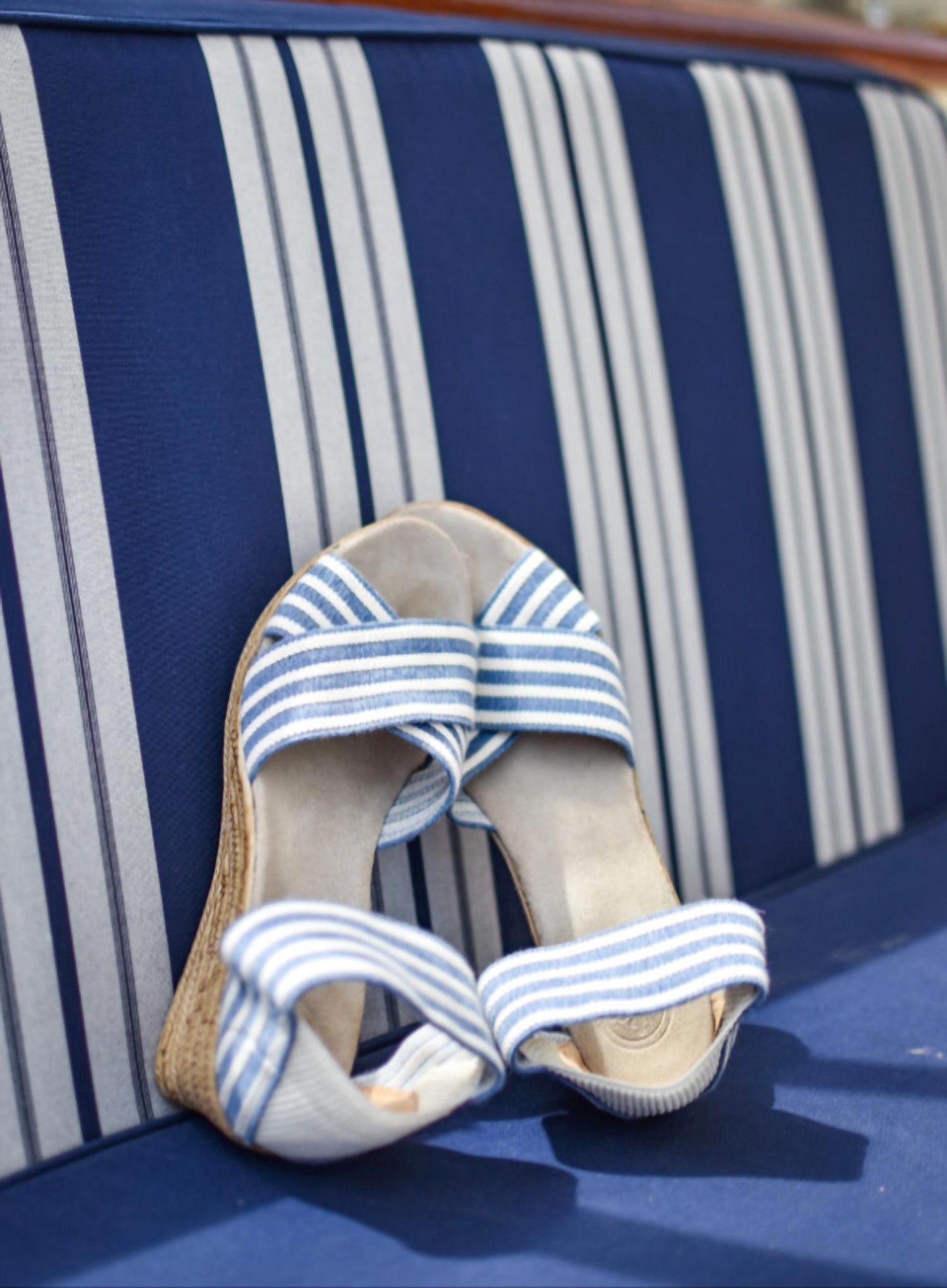 Charleston Shoe Co. - Women Cannon Two-Tone Wedge