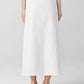 Eileen Fisher - Garment-dyed Organic Cotton Denim A-line Skirt