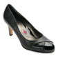 Ros Hommerson Joyce Cap Toe Scarpin Feminino Preto Tamanho 7 N(M) EUA