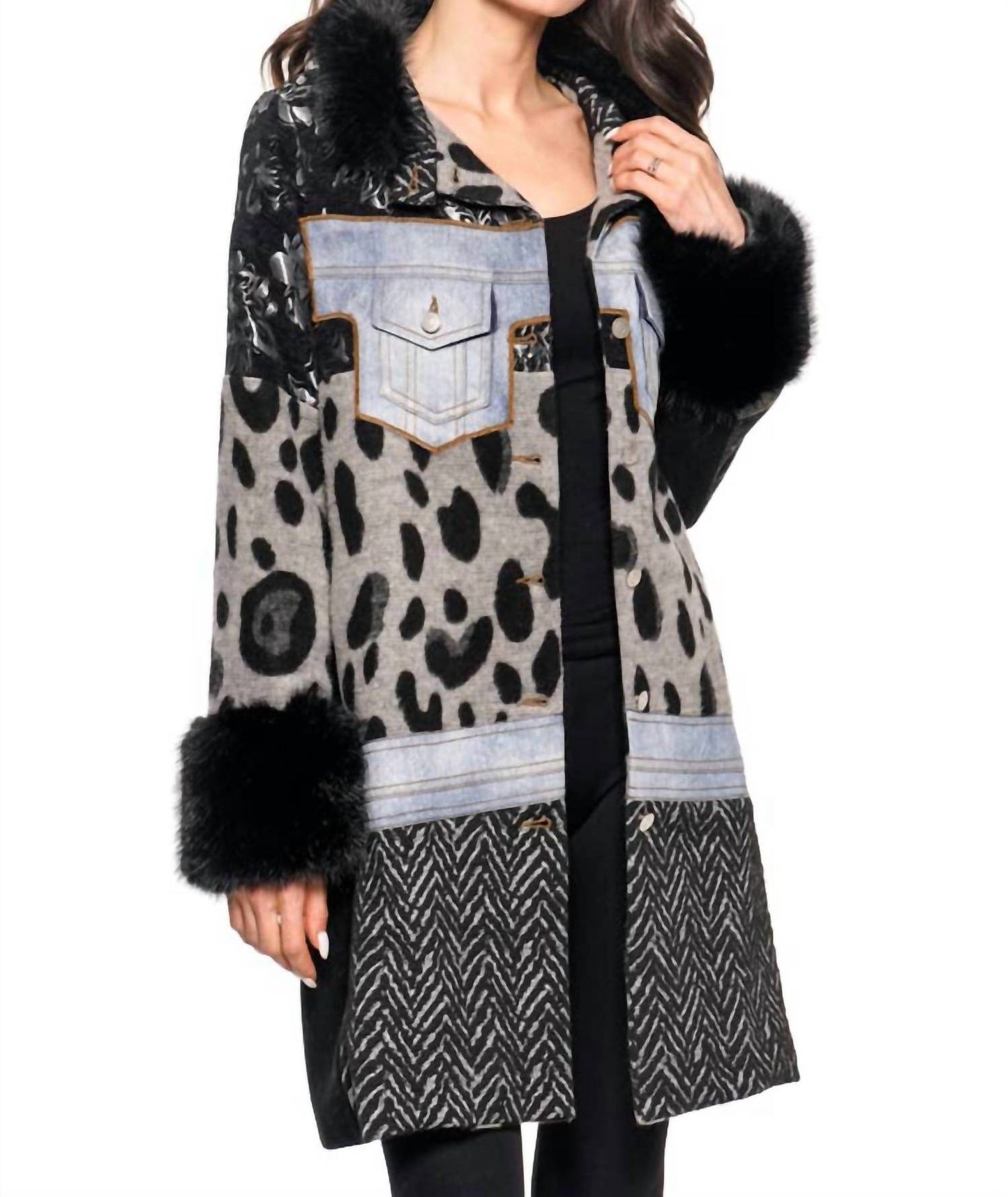 Adore - Women's Mix Media Jacket