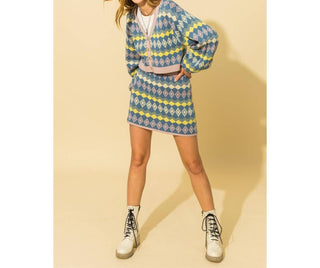 Free People - Saia de malha sem noção