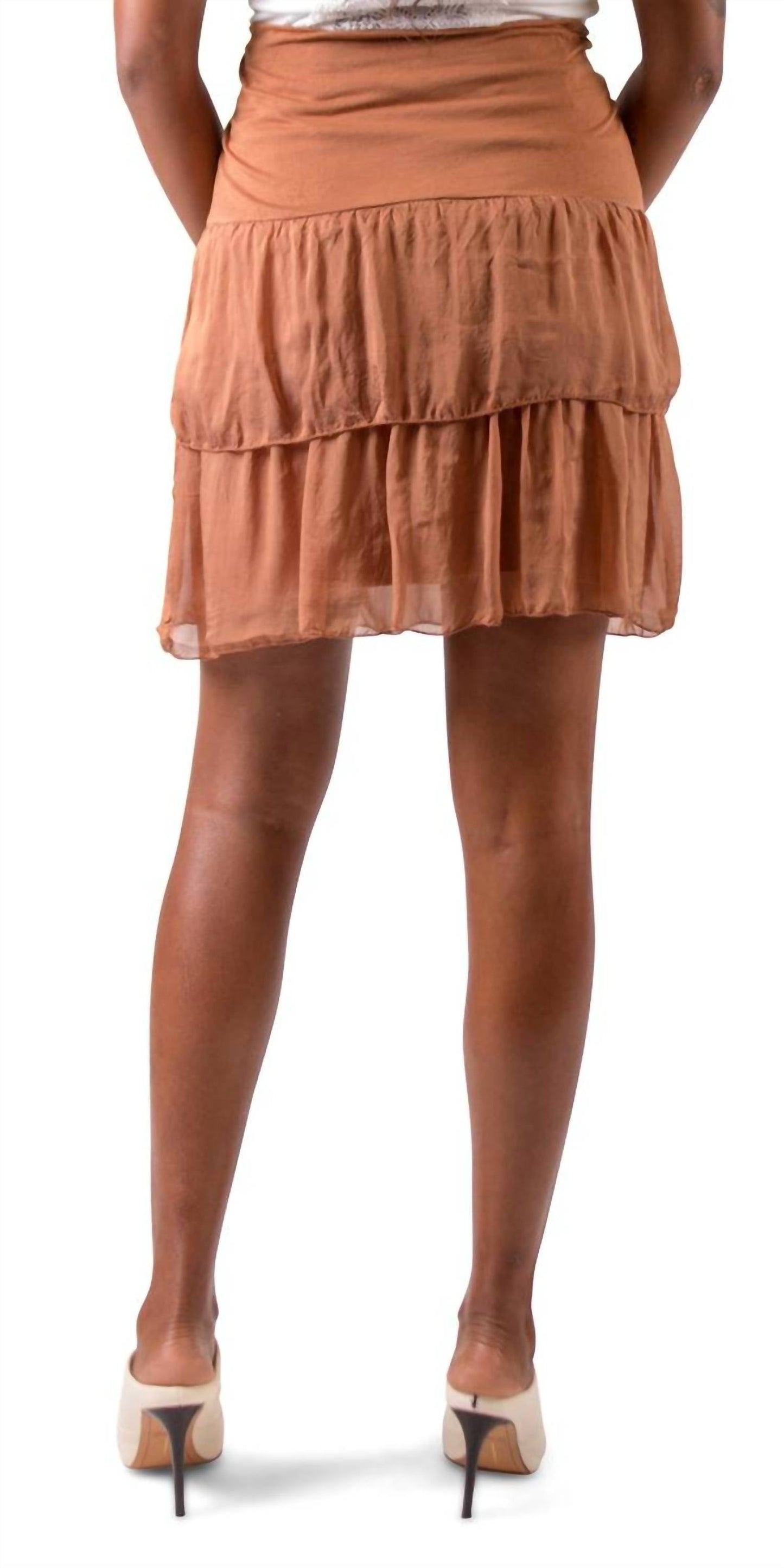 Gigi Moda - Aida Short Tiered Mini Skirt