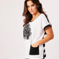 Angel Apparel - Abstract Oversized Top