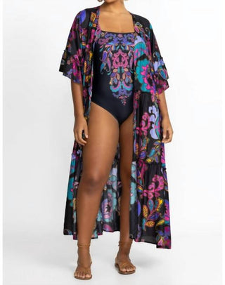 Johnny Was - Kimono Plus em camadas feminino Fatima