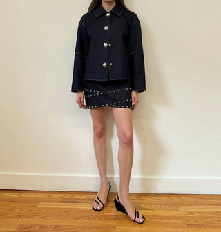Apparis - Cropped Denim Jacket