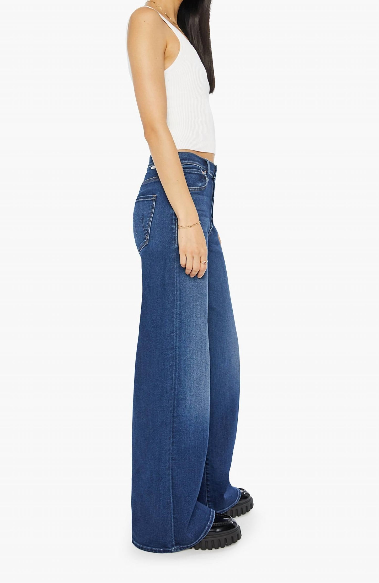 Mother - Women's The Ditcher Roller Sneak Jeans