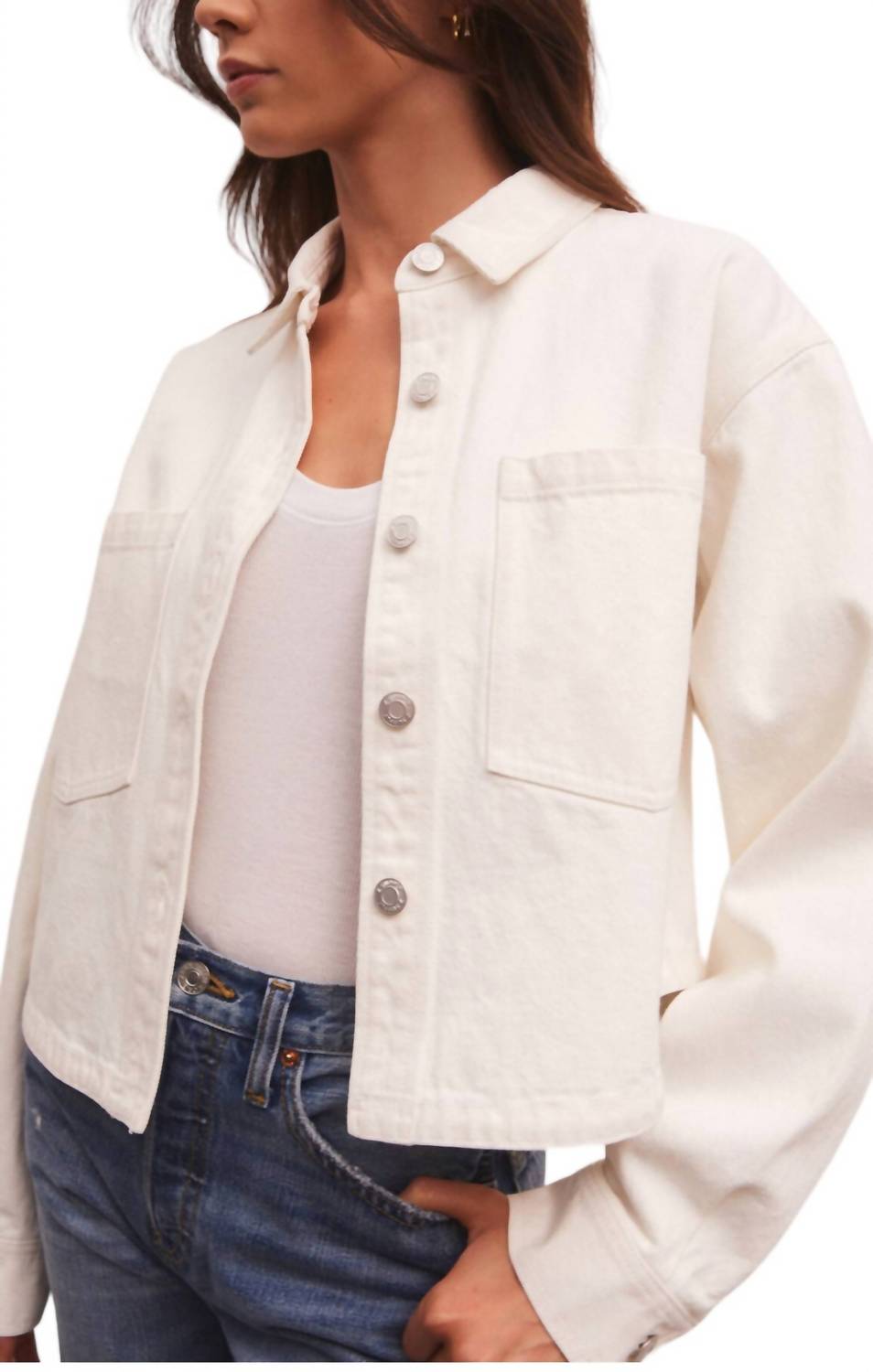 Z Supply - All Day Cropped Denim Jacket
