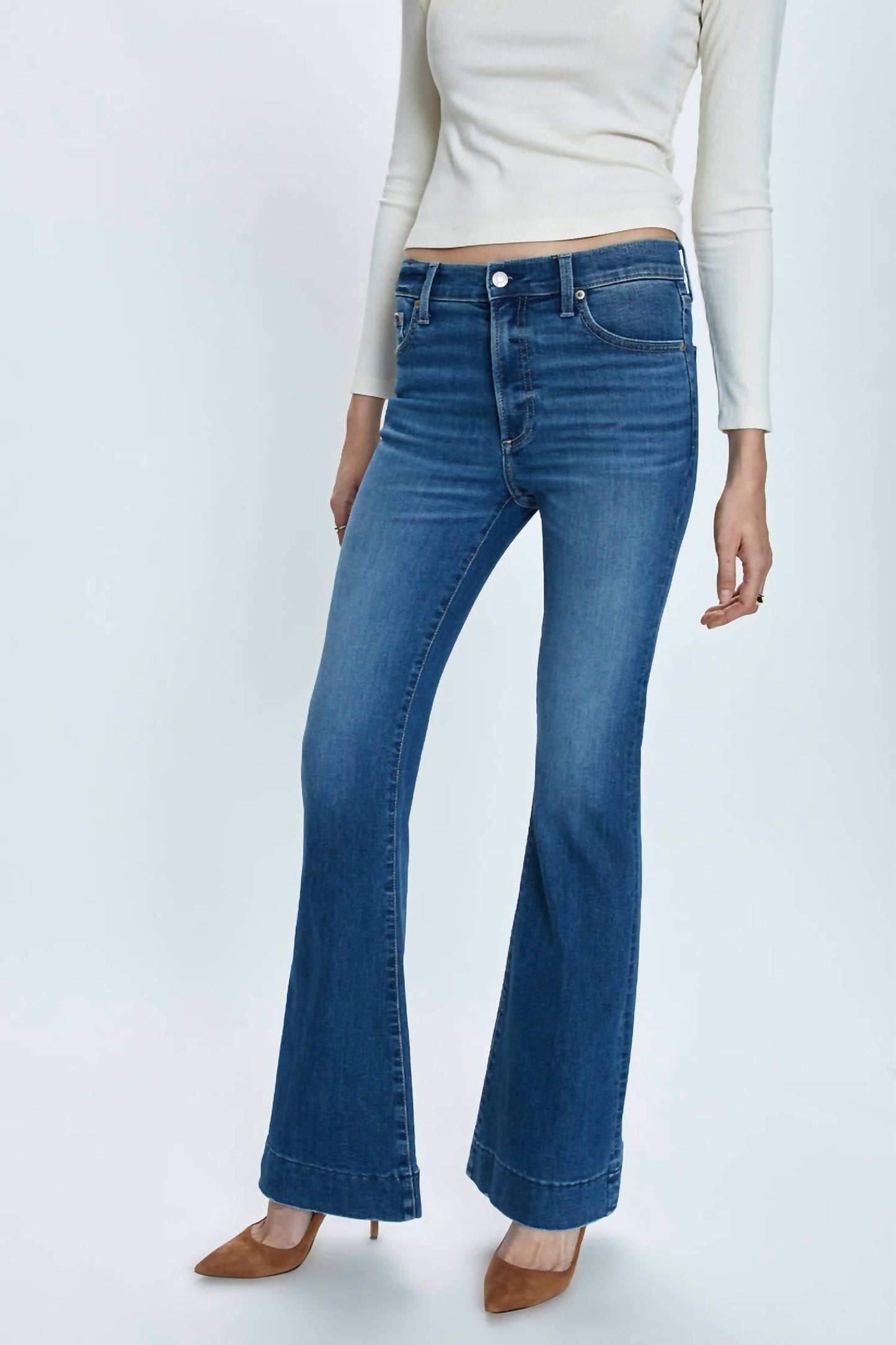 Pistola - Kinsley Mid Rise Ultra Flare Jeans