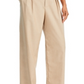 Calça Plissada Wayf Pinstripe Branca