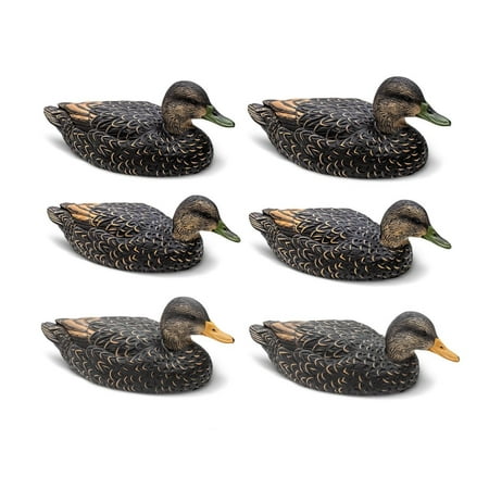 Rig Em Right Mainline Series Black Duck Decoys 6 Pack