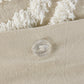 King/Cal King 3 Piece Tufted Cotton Duvet Cover Set